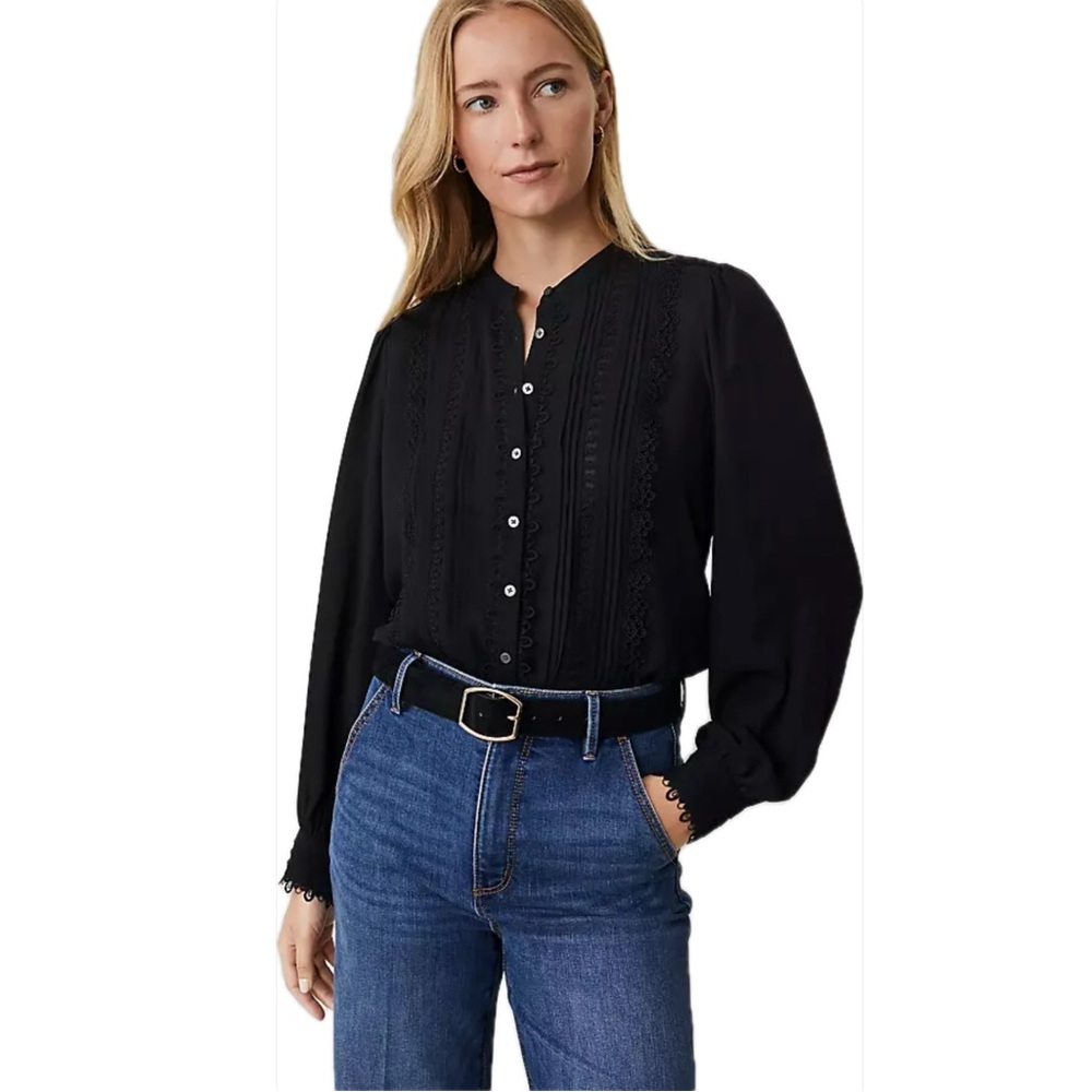 Elegant Black Women's Top